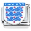 CT2074 England National Football Team Soccer Italian Charm 