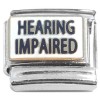 CT2098 Hearing Impaired Italian Charm 