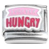 CT2111 Forever Hungry Pink Red Italian Charm Design