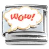 CT2134 Wow Talking Bubble Italian Charm