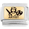 CT2165 Artist Hobby Job Art Italian Charm