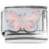 CT2168 Butterfly Design Mauve Purple Italian Charm
