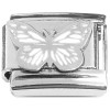 CT2170 Butterfly Design White Italian Charm