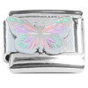 CT2172 Butterfly Design Pink Purple Green Italian Charm