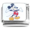 CT2259 Standing Mouse Smiling Italian Charm