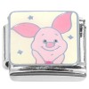 CT2289 Piglet Smiling Pig Face Italian Charm
