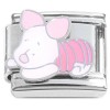 CT2341 Baby Pig Piglet Cartoon Italian Charm