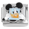 CT2344 Cartoon Mouse Holding Duck Picture Italian Charm