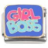CT2366 Girl Boss Blue Italian Charm