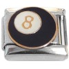 CT3031 8-Ball Eight Ball Italian Charm