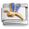 CT3066B Dragonfly in Blue Italian Charm