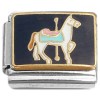 CT3078 Carousel Horse Italian Charm