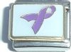 CT3092P Purple Ribbon Italian Charm