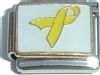 CT3092Y Yellow Ribbon Italian Charm