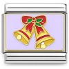 CT3110 Bells and Ribbon Italian Charm