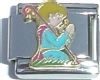 CT3126 Shepherd Boy Praying Italian Charm