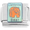 CT3178 California Bear Italian Charm