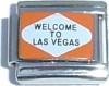 CT3334 Welcome to Las Vegas Italian Charm