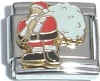 CT3350 Santa with Bag Italian Charm