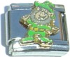 CT3351 Leprechaun Smiling Italian Charm