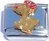 CT3417 Reindeer Rudolph Italian Charm