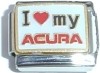 CT3478 I Love My Acura Italian Charm