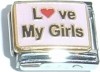 CT3487 Love My Girls Italian Charms