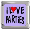 CT3495 I Love Parties Photo Italian Charm