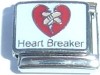 CT3503 Heart Breaker Italian Charm