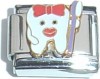 CT3514 Smiling Tooth with Toothbrush Italian Charm