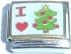 CT3529 I Love Christmas (tree) Italian Charm