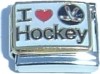 CT3531 I Love Hockey Italian Charm