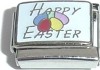 CT3545 Happy Easter on White Italian Charm