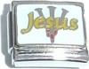 CT3547 Jesus with 3 Nails Italian Charm