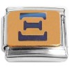 CT3596 Xi Greek Letter Italian Charm