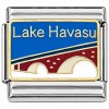 CT3625darkblue Lake Havasu Dark Blue Italian Charm