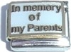 CT3680 In Memory of my Parents Italian Charm