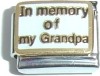 CT3683 In memory of my Grandpa Italian Charm