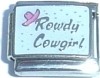 CT3736 Rowdy Cowgirl Italian Charm