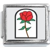 CT3741 Red Rose Photo Italian Charm