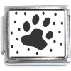 CT3802 Paw Print Italian Charm