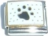 Paw Print on White