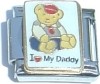 CT3869 I Love My Daddy Italian Charm