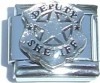 CT3883 Deputy Sheriff Italian Charm