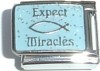CT3917 Expect Miracles Italian Charm