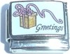 CT3936 Greetings Gift Italian Charm