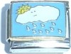 CT3945 Sun and Cloud and Rain Italian Charm