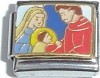 CT4016 Baby Jesus with Mary and Joseph Italian Charm