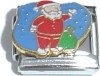 CT4027 Santa Waving Italian Charm