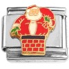 CT4028 Santa Clause Bag of Toys Chimney Italian Charm